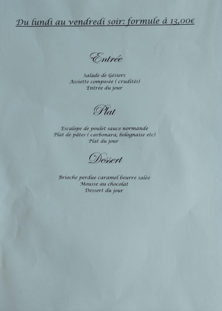 Restaurant de l'étang Drouges - Menu Image 1